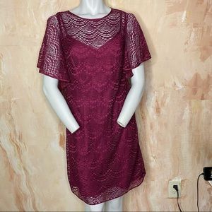 Adrianna Papell Exposed Zipper Dress Size 8